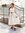 MISS CITY Oversize Kleid Maxikleid Volant Logo Übergröße Bigsize Ecru
