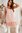 Long Shirt Top mit Volant Tüll Hängerchen Kleid Rosa Bluse zum kombinieren Italy