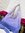 Handtasche Shopper Schultertasche Farbverlauf Ombre Batik Fransen Lila Violett Rosa